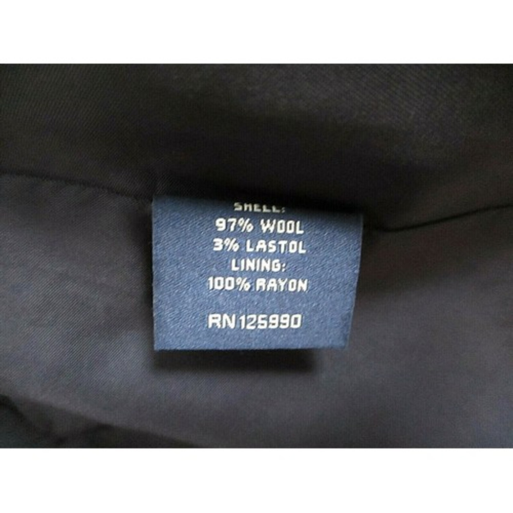 Faconnable Black Lined Button Tunic Top Jacket - image 8